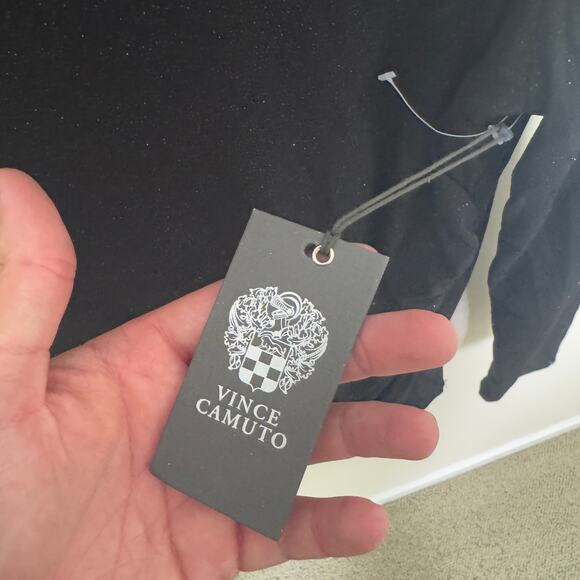 Vince Camuto Long Sleeve Sparkle Jersey Asymmetrical Top US Women's S - Picture 5 of 7